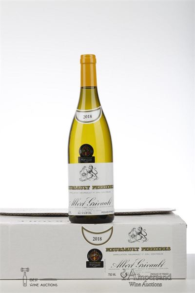 MEURSAULT PERRIERES 2018 - Albert Grivault - 6 Bottles - Oc 6