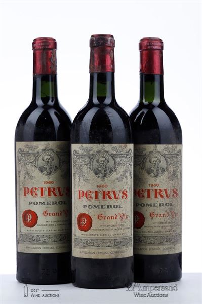 PETRUS 1960  - 3 Bottles
