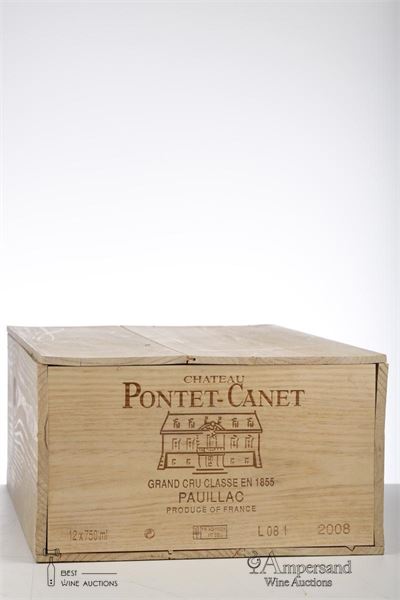 PONTET CANET 2008 - Mc - 12 Bottles - Owc 12