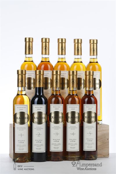 KRACHER TROCKENBEERENAUSLESE KOLLEKTION BOX 2005 - Alois Kracher 1 of 320 boxes - 10 x 0,375Ltr - Owc 10