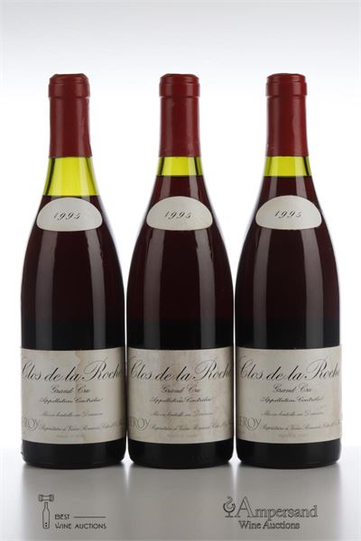 CLOS DE LA ROCHE 1995 - Leroy - 3 Bottles