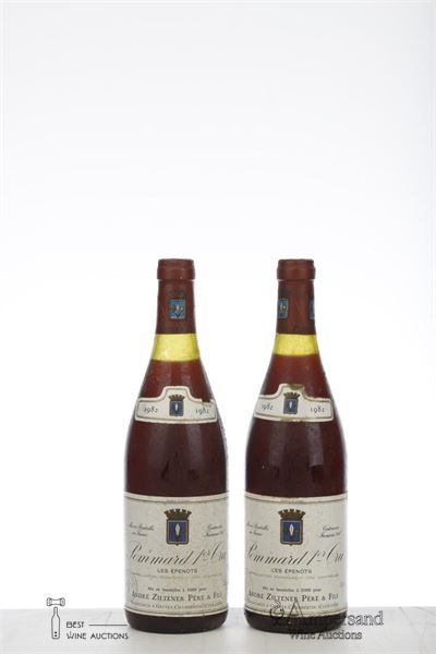 POMMARD LES EPENOTS 1982 - Andre Ziltner - 2 Bottles