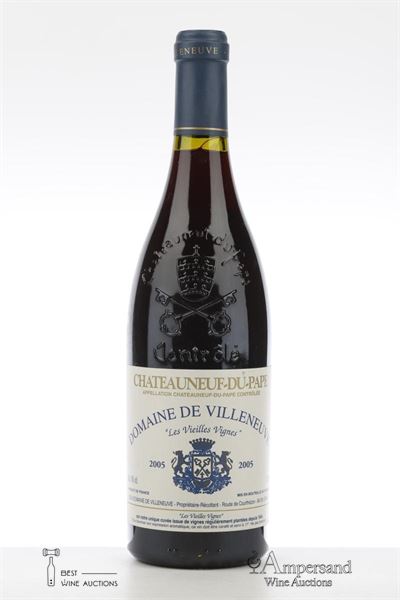 CHATEAUNEUF DU PAPE LES VIEILLES VIGNES 2005 - Domaine de VIlleneuve - 1 Bottle