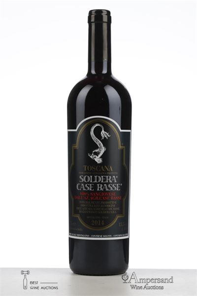 TOSCANA CASE BASSE 100% SANGIOVESE 2014 - Soldera - 1 Bottle