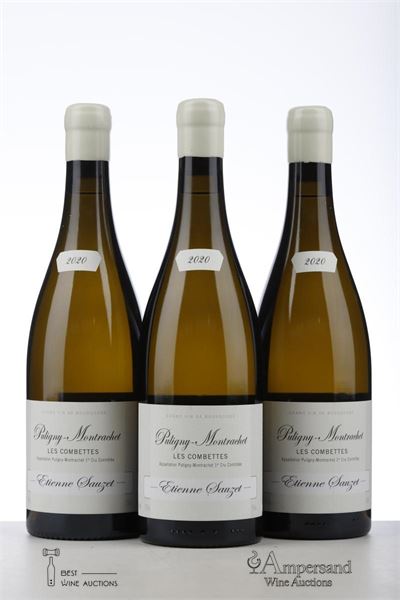 PULIGNY MONTRACHET LES COMBETTES 2020 - Etienne Sauzet - 3 Bottles