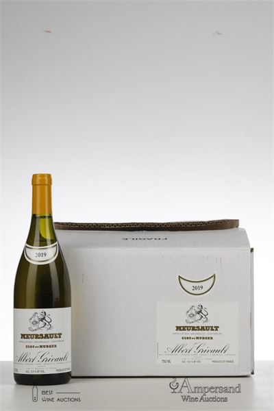 MEURSAULT CLOS DU MURGER 2019 - Albert Grivault - 6 Bottles - Oc 6