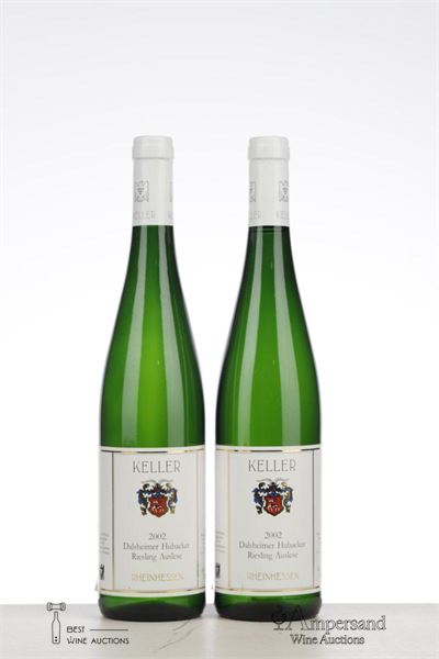 DALSHEIMER HUBACKER RIESLING AUSLESE WEISSE KAPSEL 2002 - Keller - 2 Bottles
