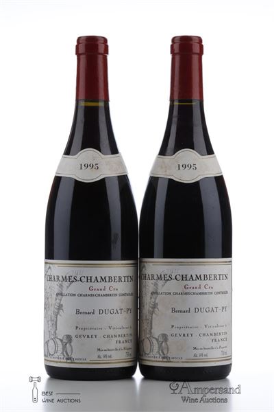 CHARMES CHAMBERTIN Bernard Dugat-Py 1995 - 2 Bottles