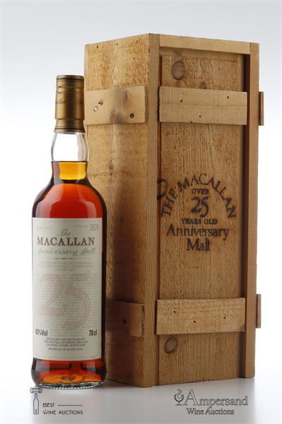MACALLAN ANNIVERSARY MALT 25Y - Macallan - 1 Bottle - Owc 1