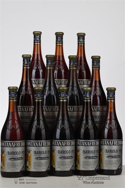 BAROLO VIGNA LA DELIZIA 1971 - Fontanafredda - 12 Bottles