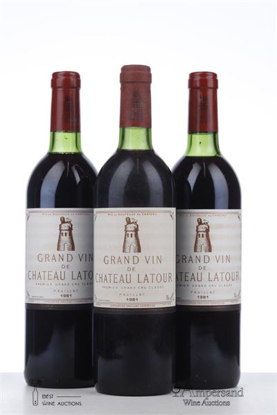 LATOUR 1981 - Mc - 3 Bottles