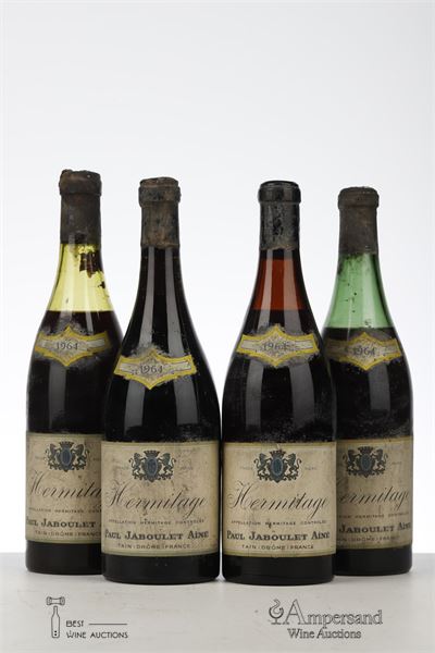 HERMITAGE ROUGE 1964 - Jaboulet - 4 Bottles