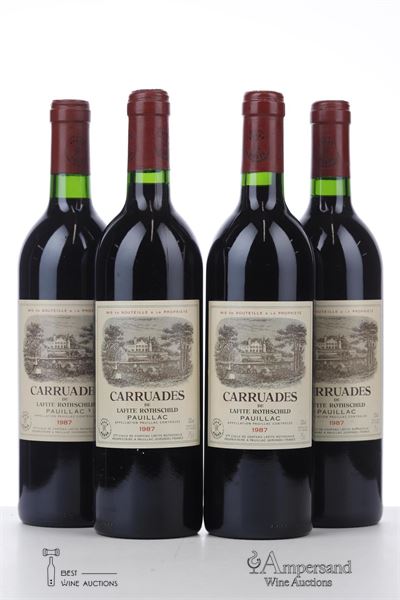 CARRUADES DE LAFITE ROTHSCHILD 1987 - Mc - 4 Bottles