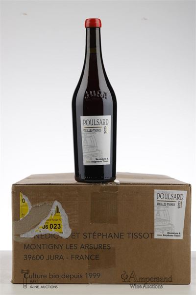 ARBOIS POULSARD VIEILLES VIGNES 2023 - Benedicte et Stephane Tissot - 12 Bottles - Oc 12
