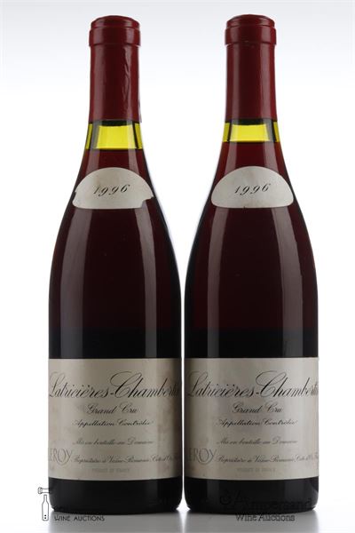 LATRICIERES CHAMBERTIN Leroy 1996 - 2 Bottles