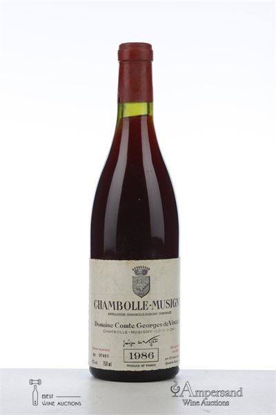 CHAMBOLLE MUSIGNY 1986 - Comte de Vogue - 1 Bottle