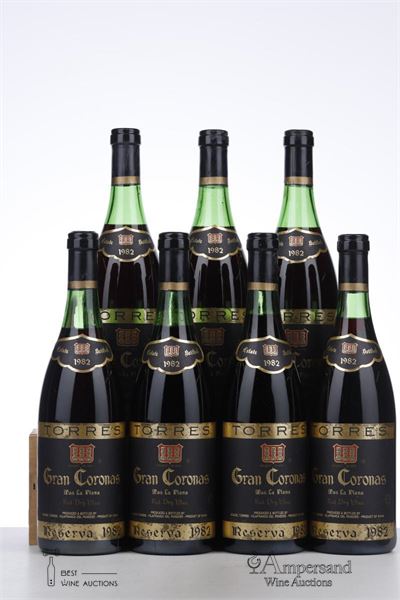 MAS LA PLANA GRAN CORONAS RESERVA 1982 - Torres - 7 Bottles