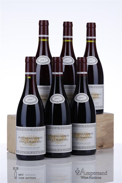 NUITS ST GEORGES CLOS DE LA MARECHALE 2017 - Jacques Frederic Mugnier - 6 Bottles - Owc 6