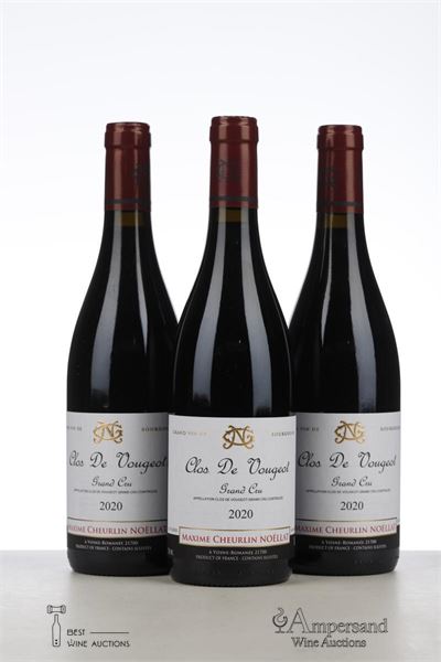 CLOS DE VOUGEOT 2020 - Maxime Cheurlin Noellat - 3 Bottles