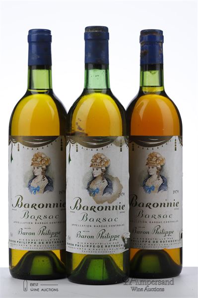BARONNIE BARSAC 1979 - Mc - 3 Bottles