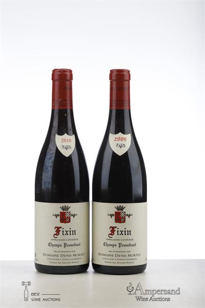 FIXIN CHAMPS PENNEBAUT 1*2009 + 1*2010   - Denis Mortet - 2 Bottles