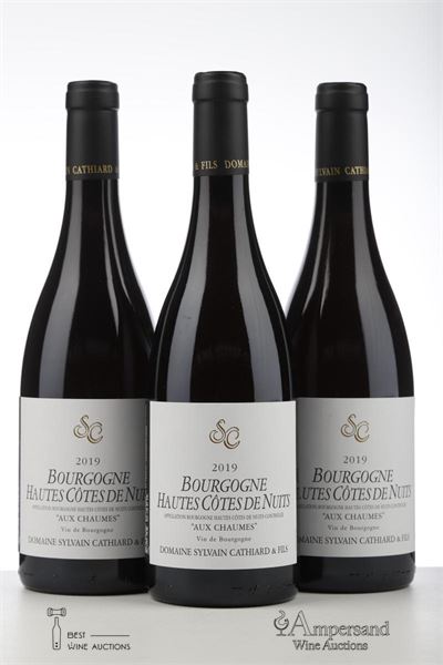 BOURGOGNE HAUTES COTES DE NUITS AUX CHAUMES 2019 - Sylvain Cathiard - 3 Bottles
