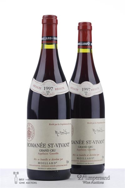 ROMANEE ST VIVANT 1997 - Moillard - 2 Bottles
