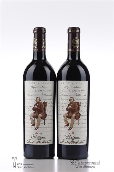 MOUTON ROTHSCHILD 2003 - Mc - 2 Bottles