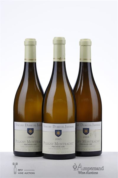 PULIGNY MONTRACHET LES CHAMPS GAINS 2005 - Dureuil Janthial - 3 Bottles