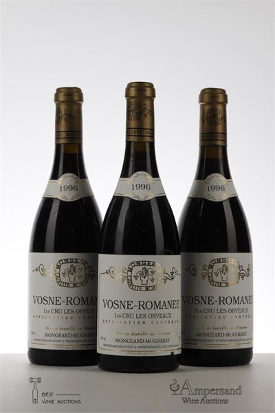 VOSNE ROMANEE LES ORVEAUX 1996 - Mongeard Mugneret - 3 Bottles