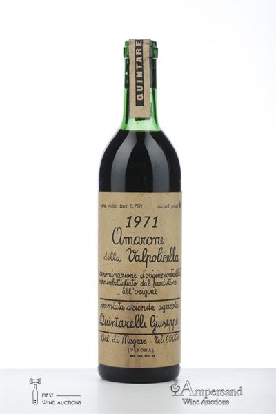 AMARONE DELLA VALPOLICELLA 1971 - Giuseppe Quintarelli - 1 Bottle