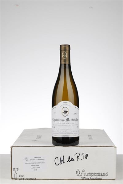 CHASSAGNE MONTRACHET BLANC LA ROMANEE 2018 - Bachelet Ramonet - 6 Bottles - Oc 6