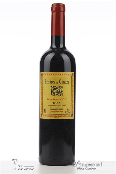 RIOJA GRAN RESERVA 2012 - Remirez de Ganuza - 1 Bottle