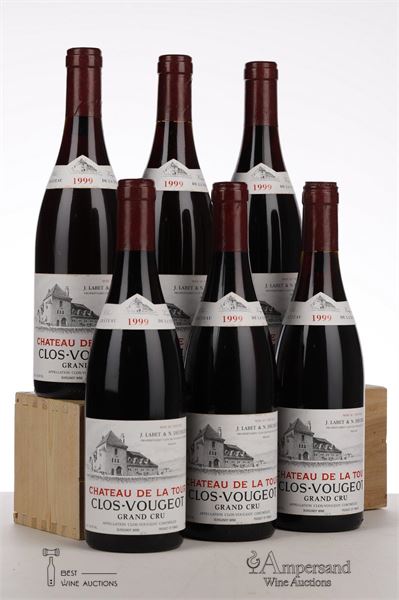 CLOS VOUGEOT 1999 - Chateau de la Tour - 6 Bottles