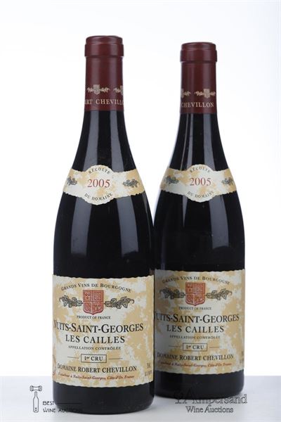 NUITS ST GEORGES LES CAILLES 2005 - Robert Chevillon - 2 Bottles