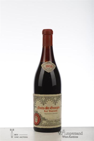 NUITS ST GEORGES LES VAUCRAINS 1959 - Thorin Chambert  - 1 Bottle