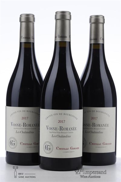 VOSNE ROMANEE LES CHALANDINS 2017 - Camille Giroud - 3 Bottles
