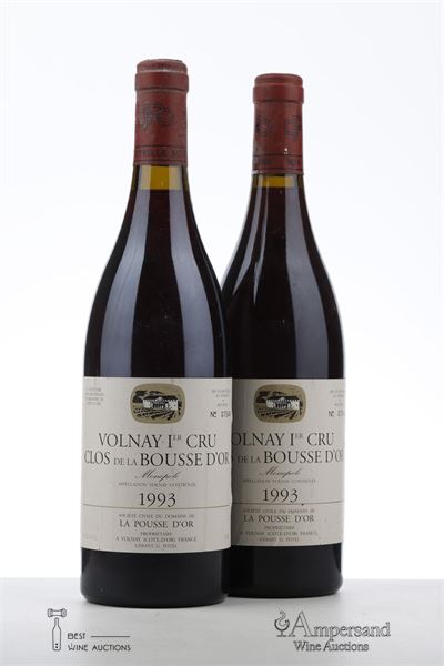 VOLNAY CLOS DE LA BOUSSE D'OR 1993 - La Pousse d'Or - 2 Bottles