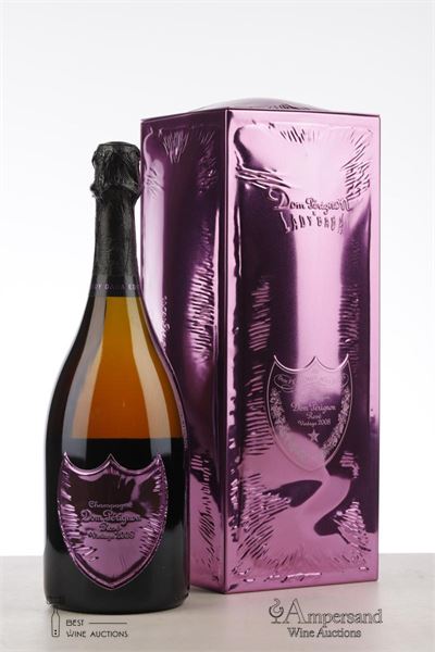 DOM PERIGNON ROSE LADY GAGA 2008 - Moet et Chandon - 1 Bottle - Metalbox