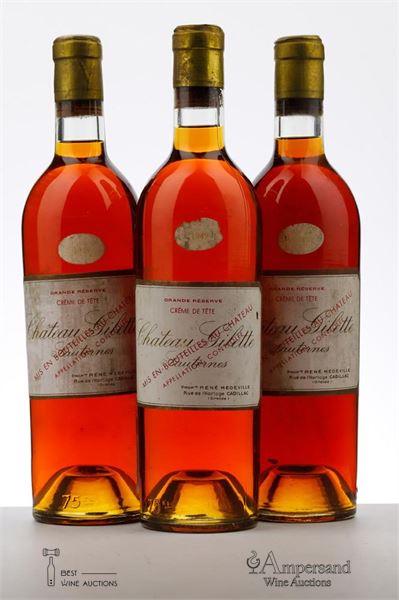 GILETTE CREME DE TETE GRANDE RESERVE 1949 - 3 Bottles