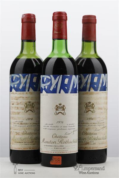 MOUTON ROTHSCHILD 1976 - Mc - 3 Bottles