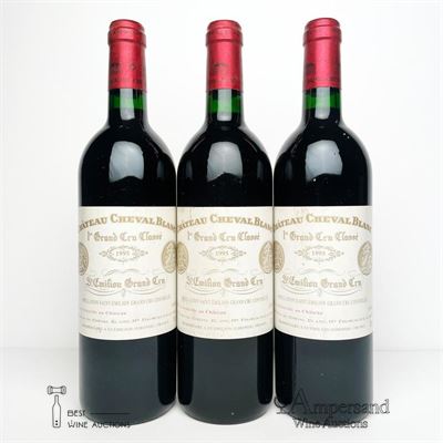 CHEVAL BLANC 1995 - Mc - 3 Bottles