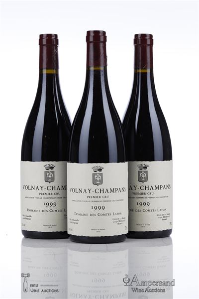 VOLNAY CHAMPANS 1999 - Comtes Lafon - 3 Bottles