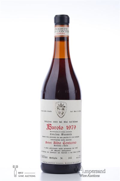 BAROLO CASCINA MASANTE CAVALIERI DEL TARTURFO 1979 - Aldo Conterno - 1 Bottle
