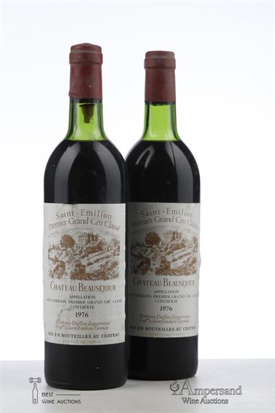 BEAUSEJOUR DUFFAU LAGARROSSE 1976 - Mc - 2 Bottles