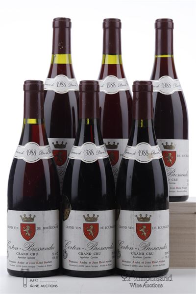 CORTON BRESSANDES 1988 - Andre et Jean Rene Nudant - 6 Bottles