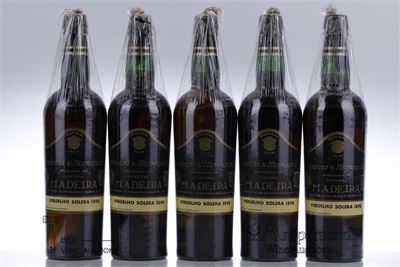 MADEIRA HENRIQUES VERDELHO SOLERA 1898 - Henriques & Henriques - Mise en bouteille par L'Importateur - 5 Bottles