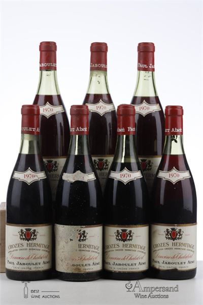 CROZES HERMITAGE 1970 - Paul Jaboulet - 7 Bottles