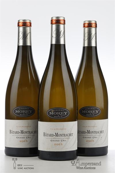 BATARD MONTRACHET 2015 - Vincent et Sophie Morey - 3 Bottles