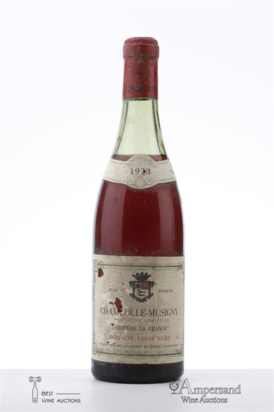 CHAMBOLLE MUSIGNY DERRIERE LA GRANGE 1973 - Louis Remy - 1 Bottle